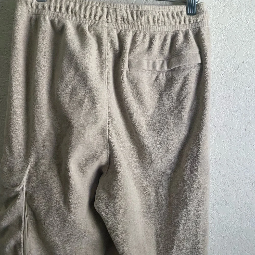 Jordan Essential Fleece Winter Cream Jogger Cargo Sweat Streetwear Pants Size S